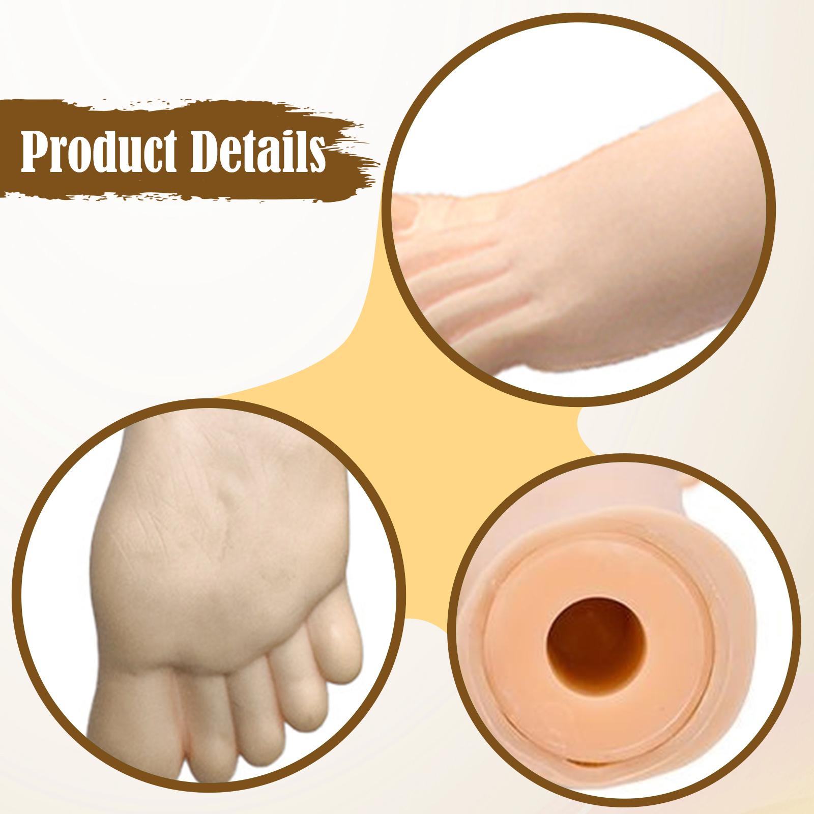 Body Jewelry Mall - Fake Foot Jewelry Display Photo Prop