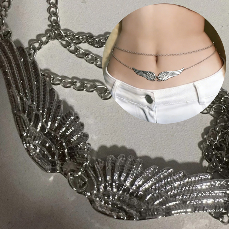 Body Jewelry Helix - Double Layer Wings Angel Waist Chain