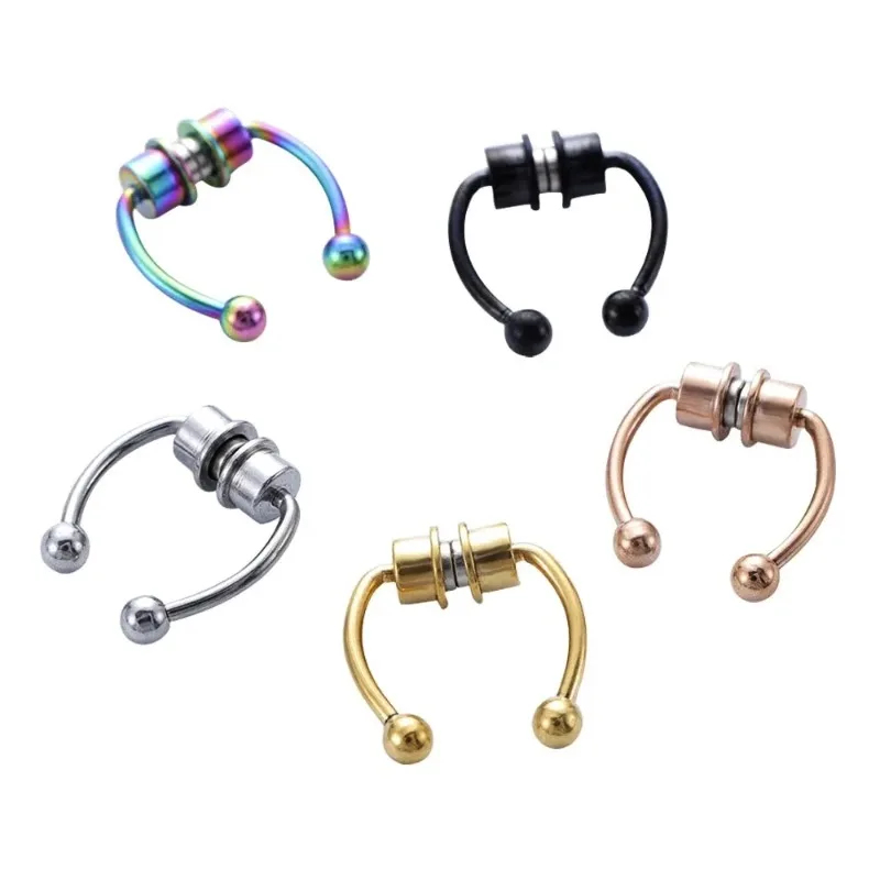 1/2/3Pcs Fake Magnetic Nose Ri – Body Jewelry Nose Bewertung und Preis