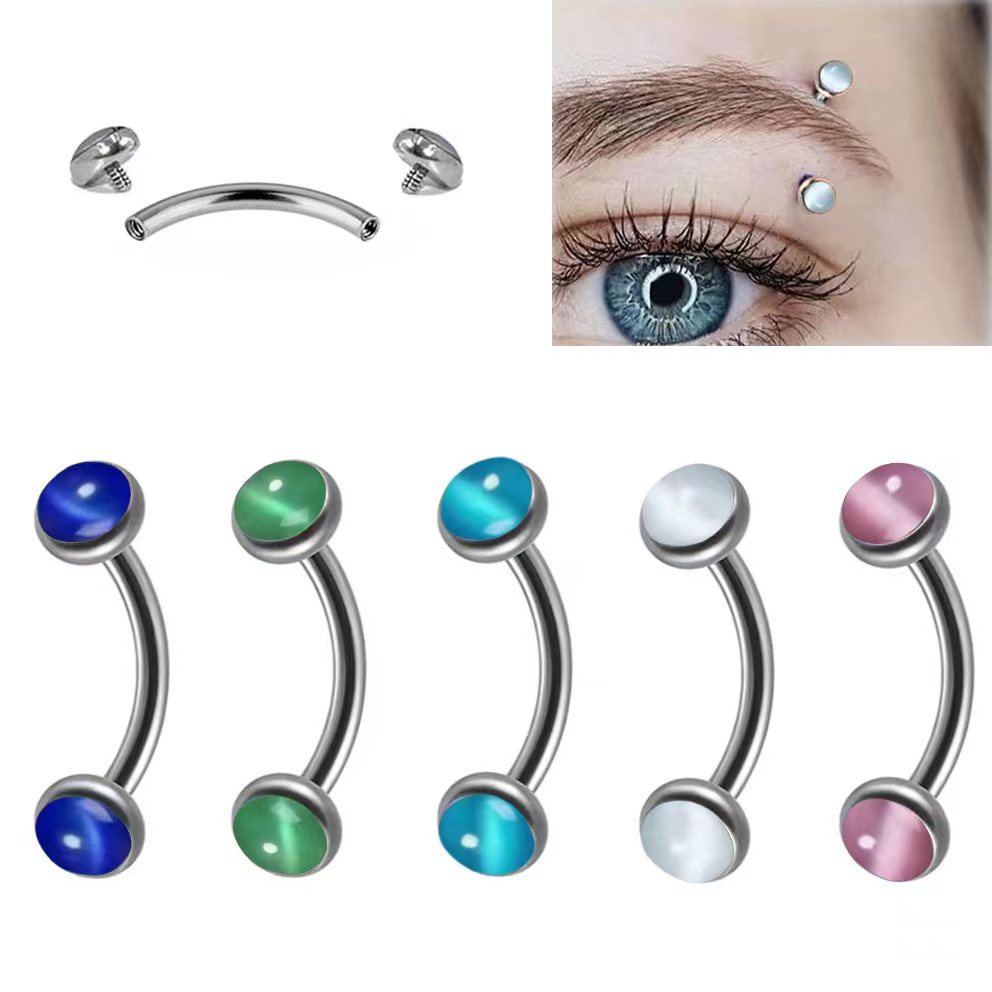 1Piece Eyebrow Piercing Banana – Rook Curved Barbell Bewertung und Preis