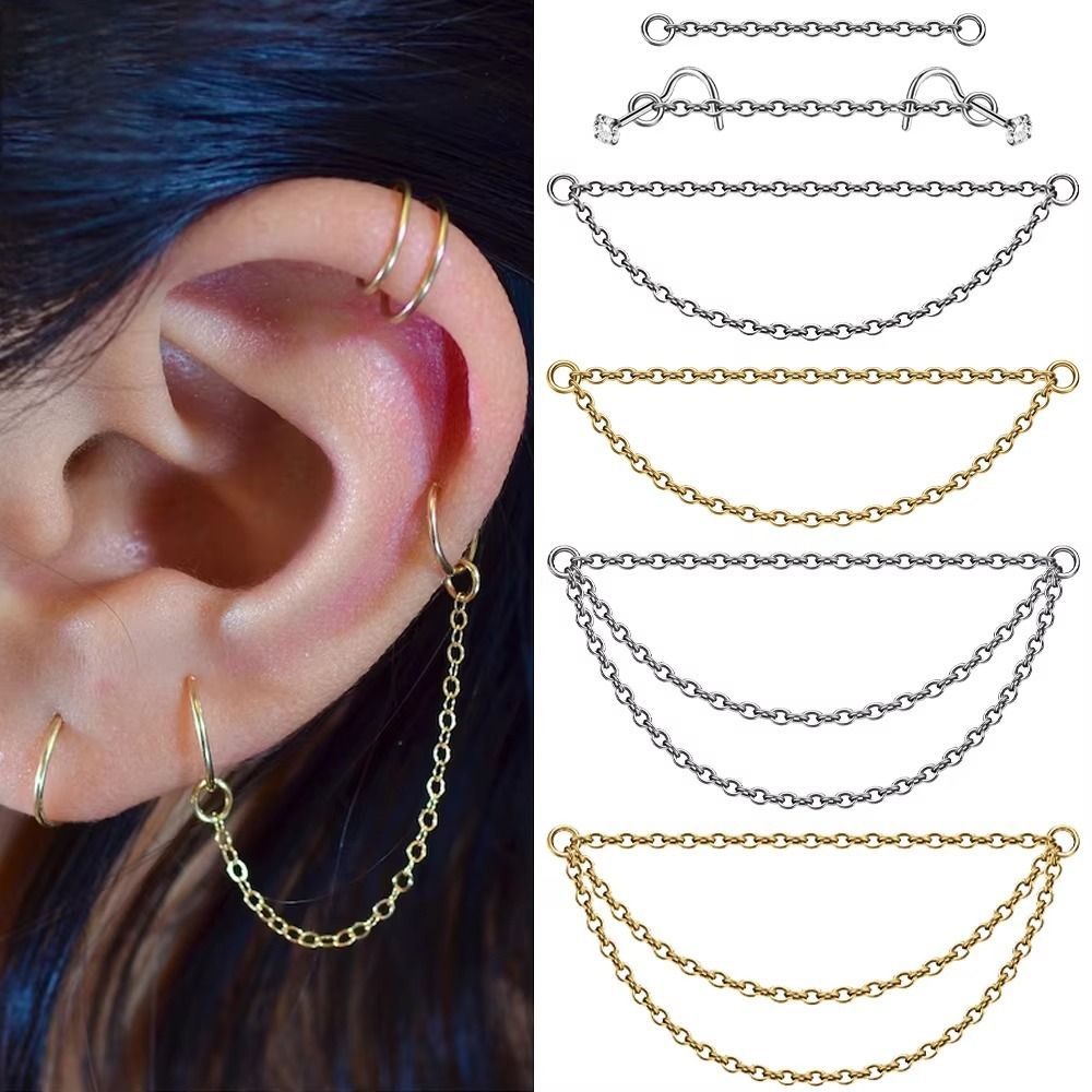 Fashion Titanium Nose Chain Th – Body Jewelry Nose Bewertung und Preis