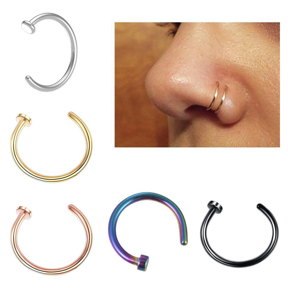 1PCS Fake Piercing Nose Hoop S – Body Jewelry Nose Bewertung und Preis
