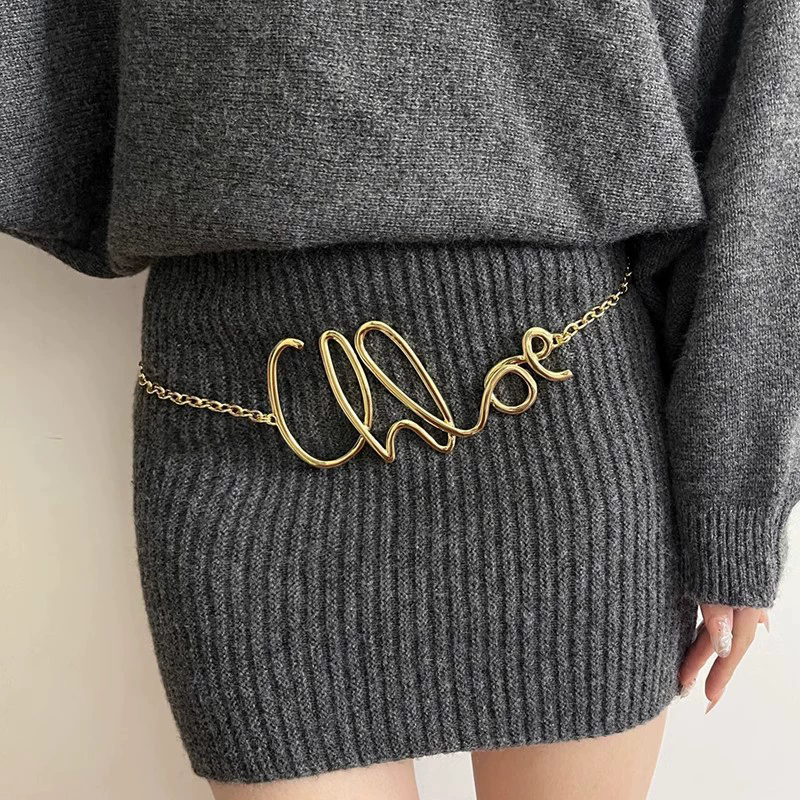2025 New Retro Gold Letter Wai – Body Jewelry Chain Bewertung und Preis