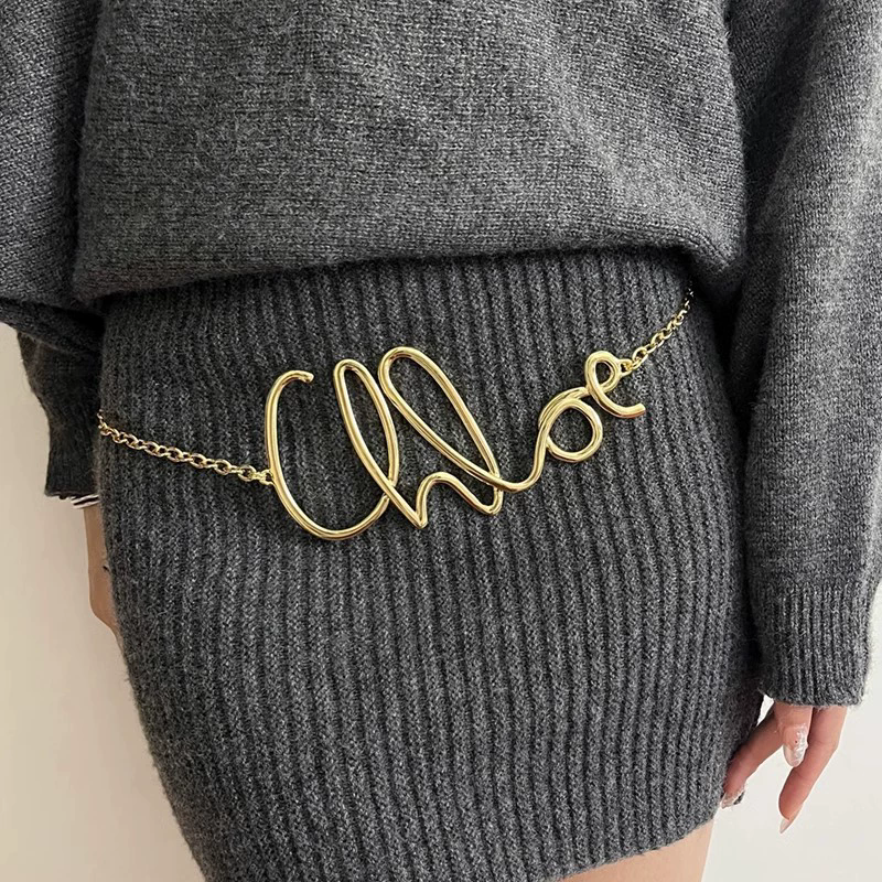 2025 New Retro Gold Letter Wai – Body Jewelry Chain Bewertung und Preis