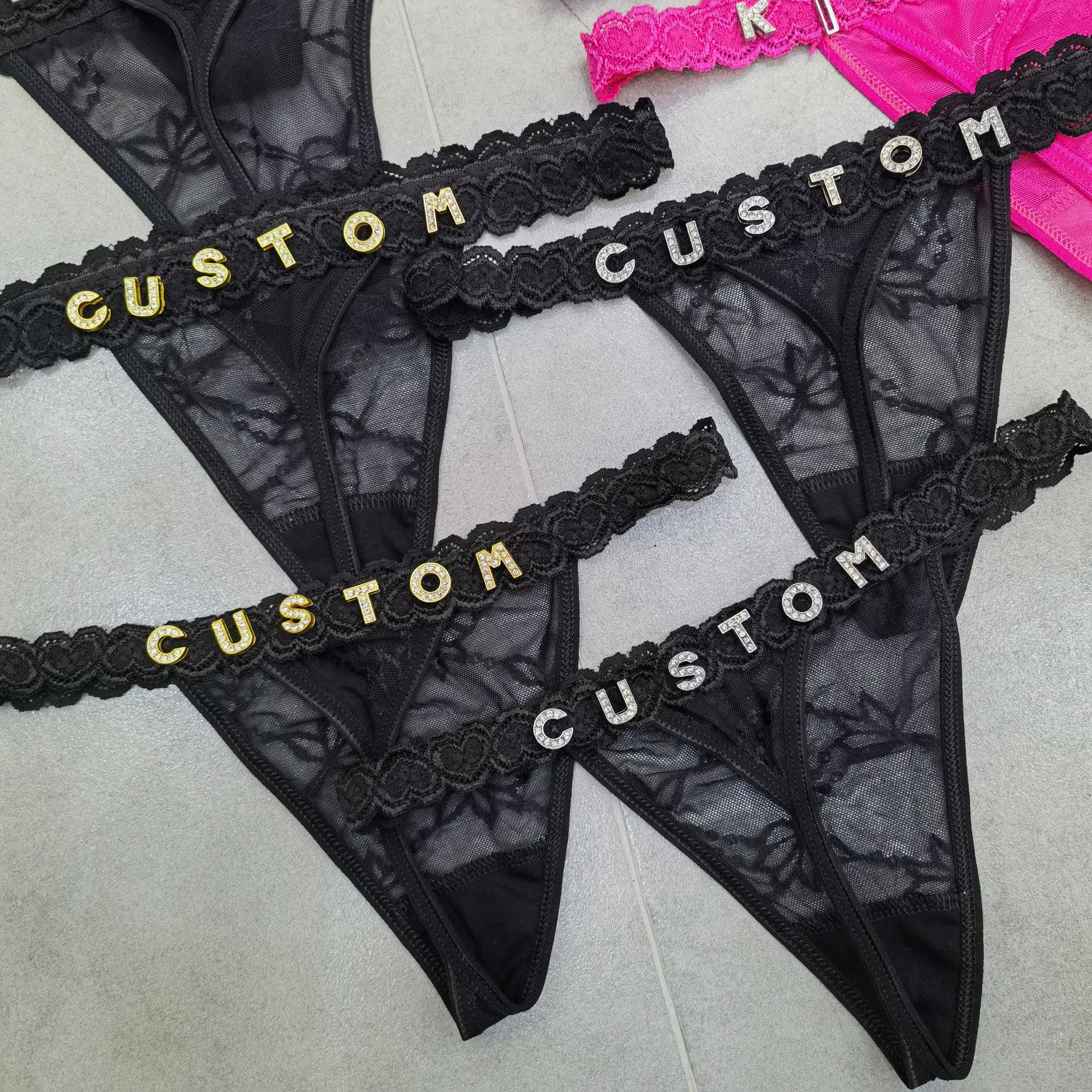 Customize Thongs Crystal Name  – Body Jewelry Chain Bewertung und Preis