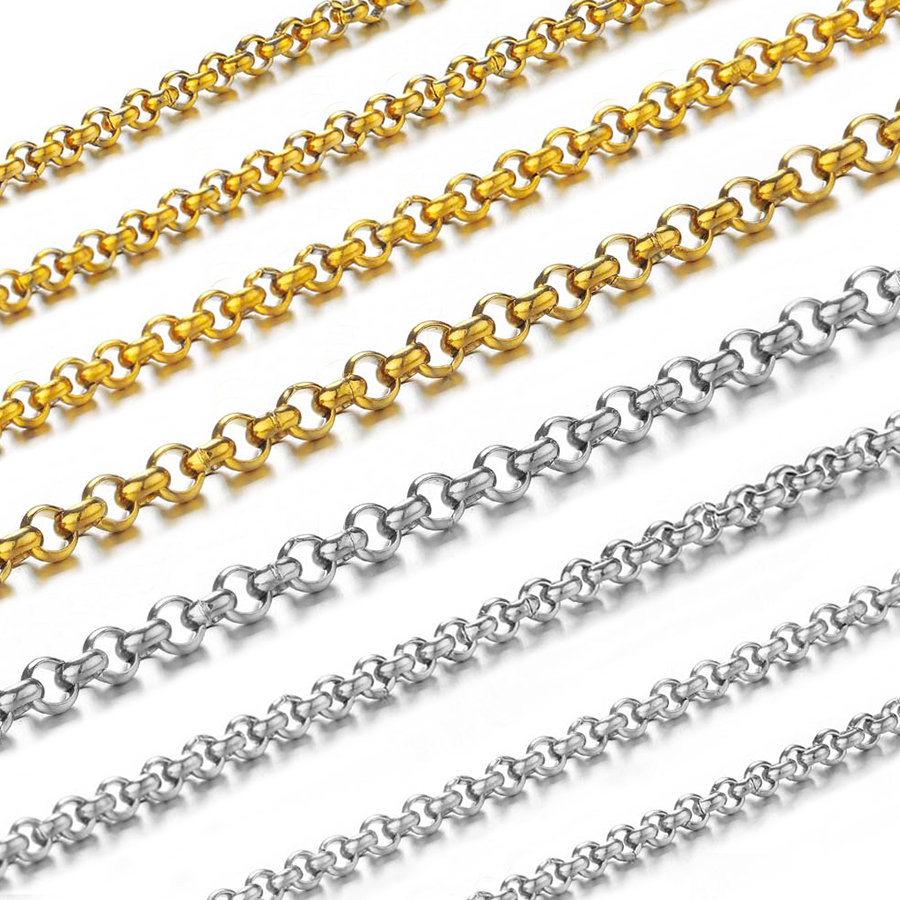 1 meter 2-4mm Stainless Steel  – Body Jewelry Chain Bewertung und Preis