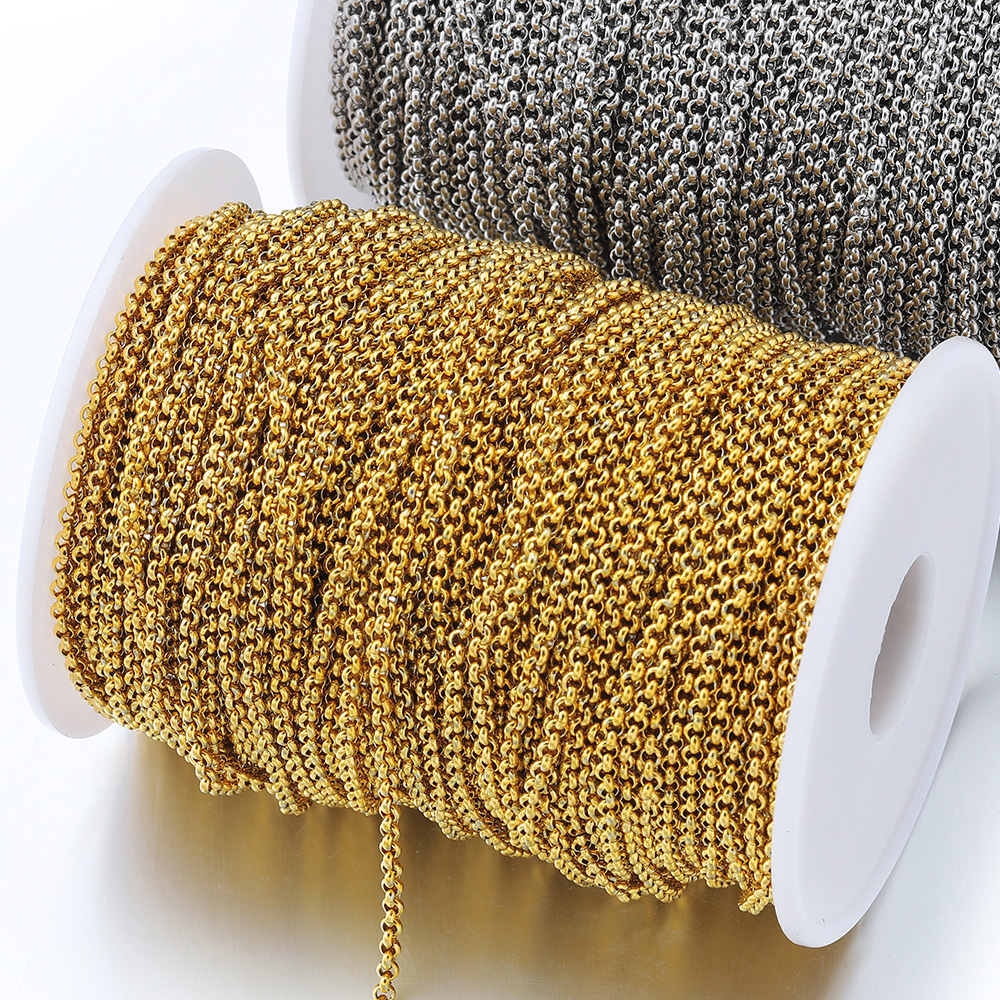 1 meter 2-4mm Stainless Steel  – Body Jewelry Chain Bewertung und Preis