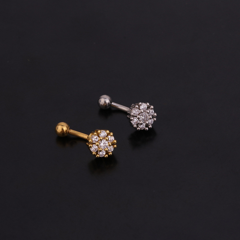 1Pc 1.2x8mm Eyebrow  Daith Snu – Rook Curved Barbell Bewertung und Preis
