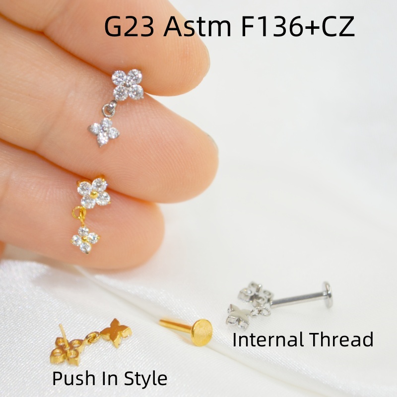 10pcs Body Jewelry G23 Titaniu – Rook Curved Barbell Bewertung und Preis