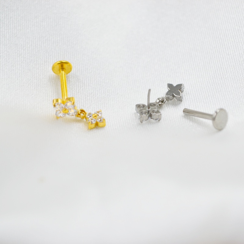 10pcs Body Jewelry G23 Titaniu – Rook Curved Barbell Bewertung und Preis