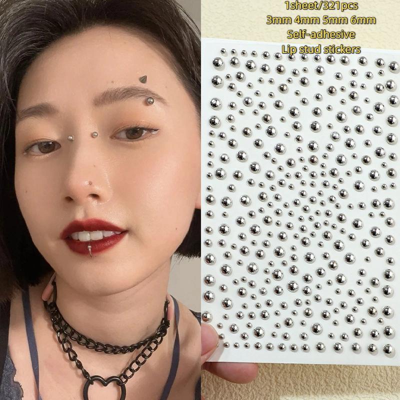 321pcs Non Piercing Lip Studs  – Body Jewelry Nose Bewertung und Preis
