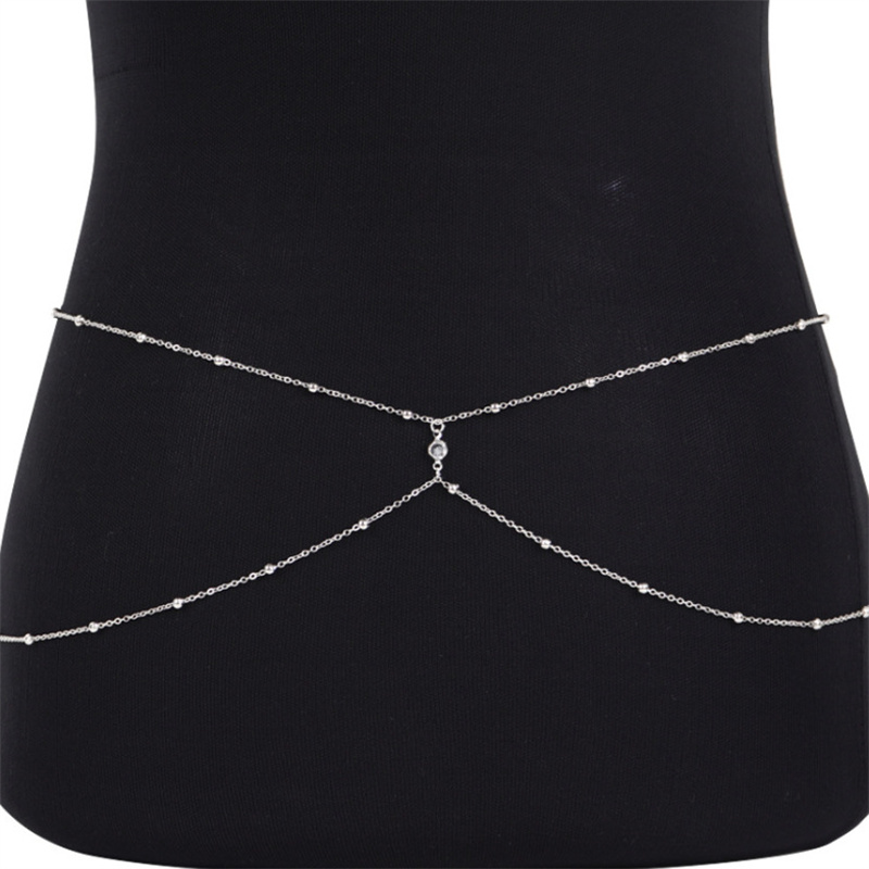 Clear Rhinestone Beaded Belly  – Body Jewelry Helix Bewertung und Preis