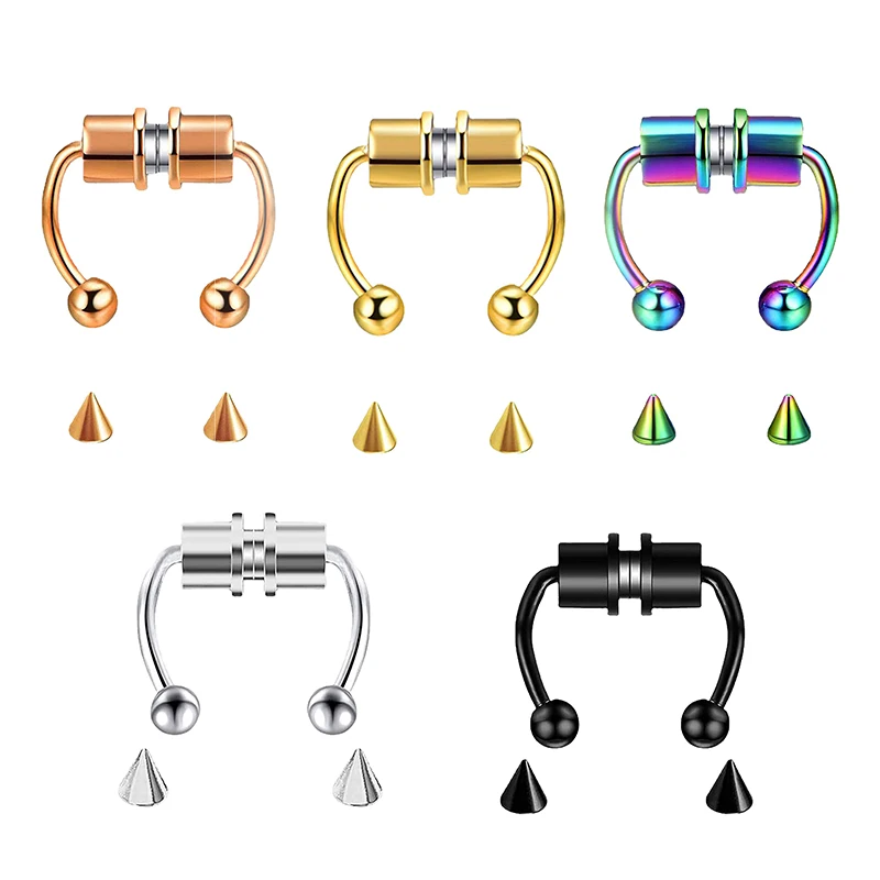 Fake Piercing Nose Ring Hoop S – Body Jewelry Nose Bewertung und Preis