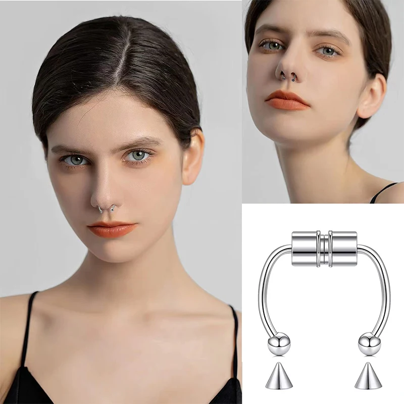 Fake Piercing Nose Ring Hoop S – Body Jewelry Nose Bewertung und Preis