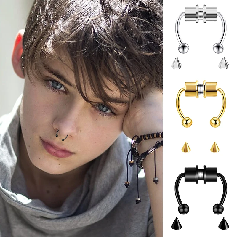 Fake Piercing Nose Ring Hoop S – Body Jewelry Nose Bewertung und Preis
