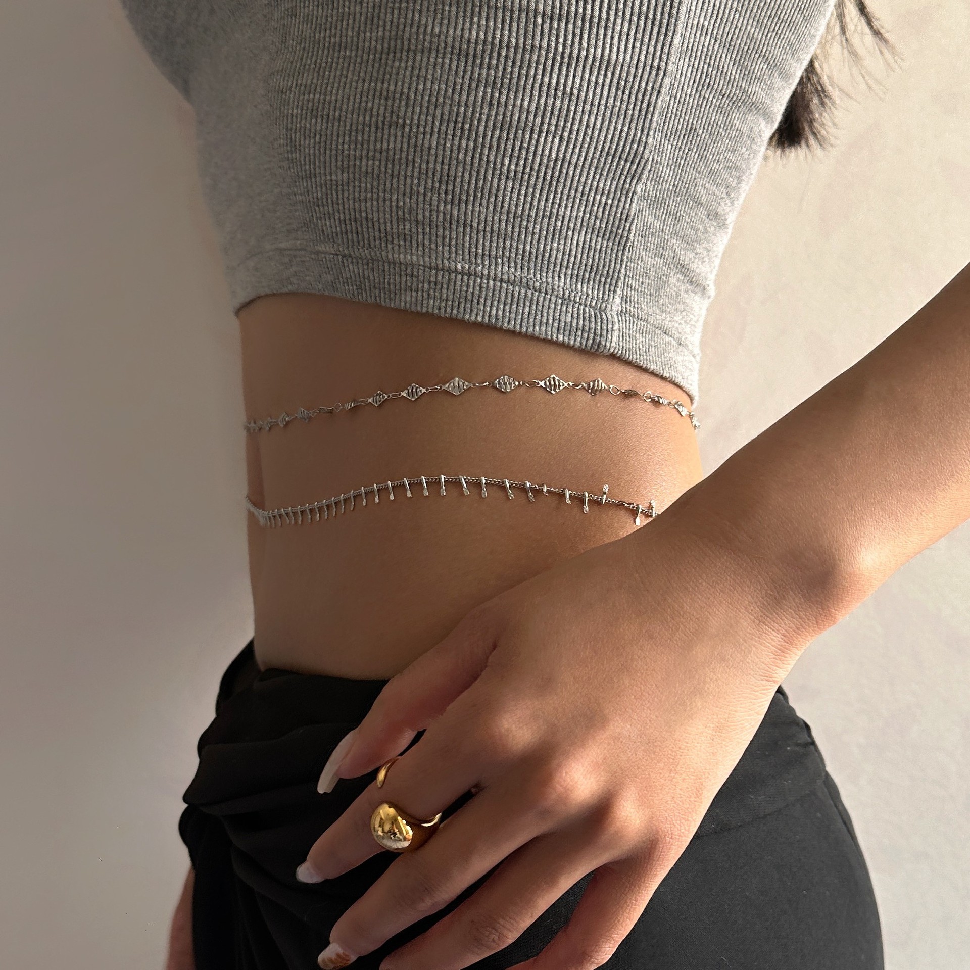 Punk Round Stainless Steel Wai – Body Jewelry Chain Bewertung und Preis