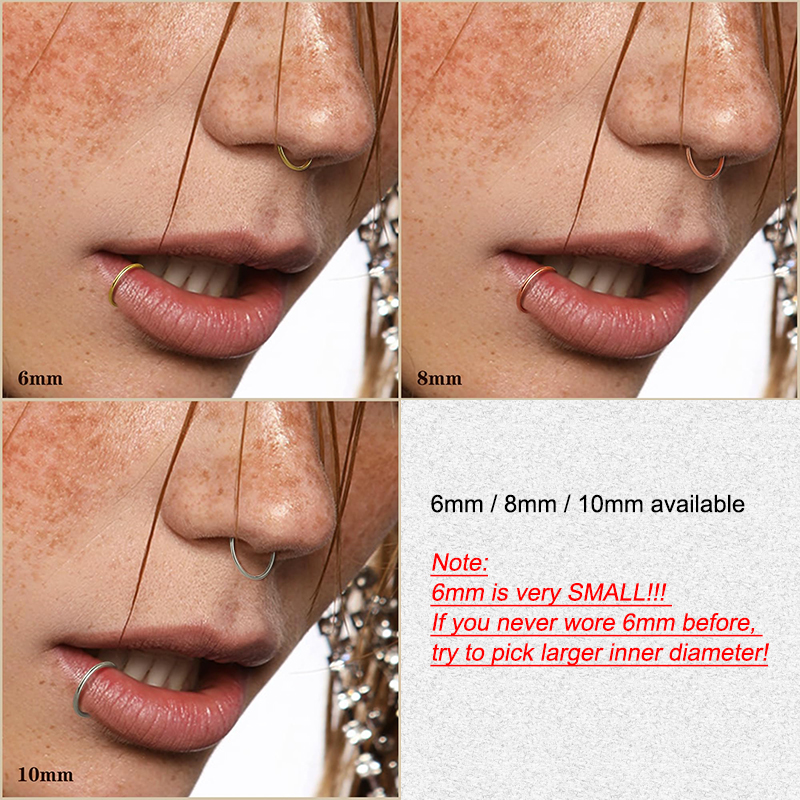6pcs/lot Hypoallergenic Nose R – Body Jewelry Nose Bewertung und Preis