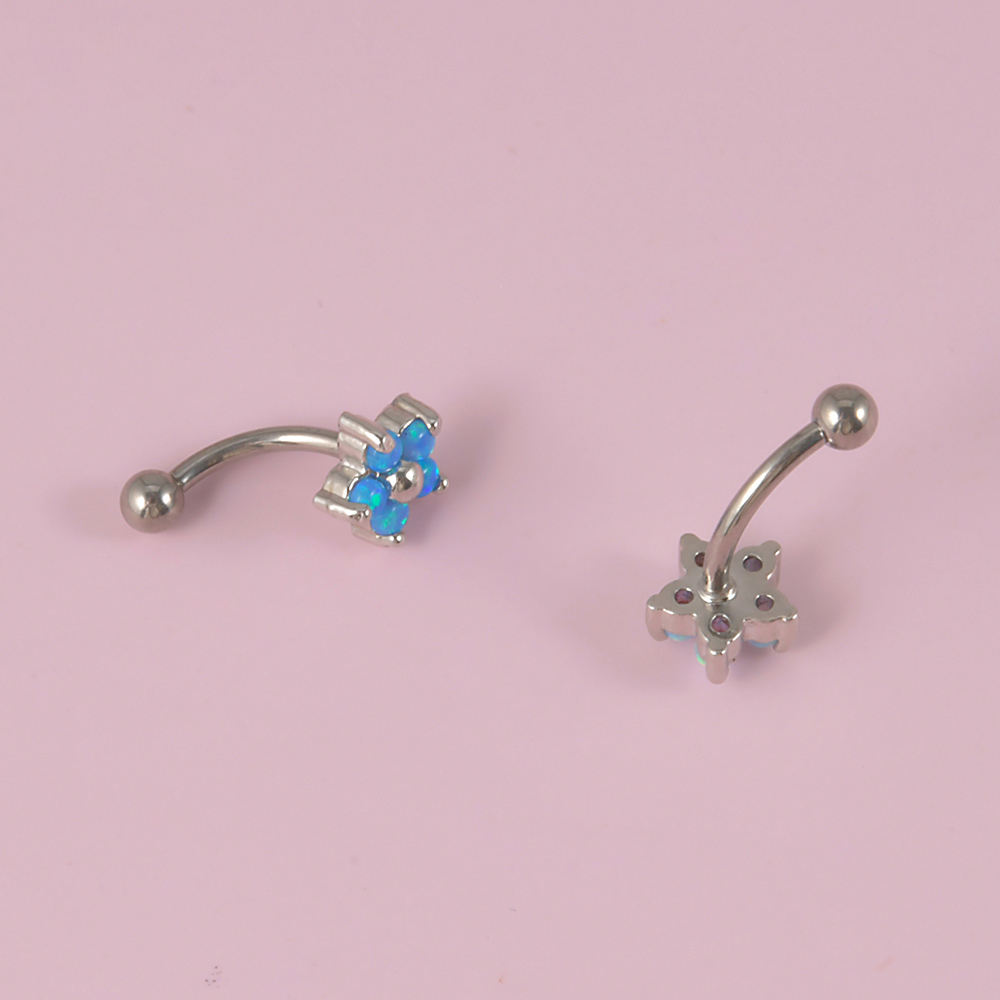 1PC G23 TItanium 16G Crystal F – Rook Curved Barbell Bewertung und Preis