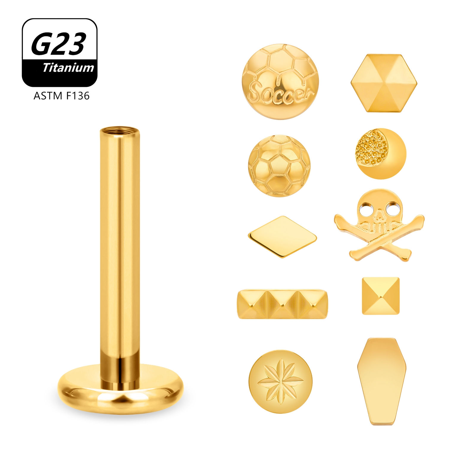 10PCS 16G G23 Titanium Stud Sk – Rook Curved Barbell Bewertung und Preis
