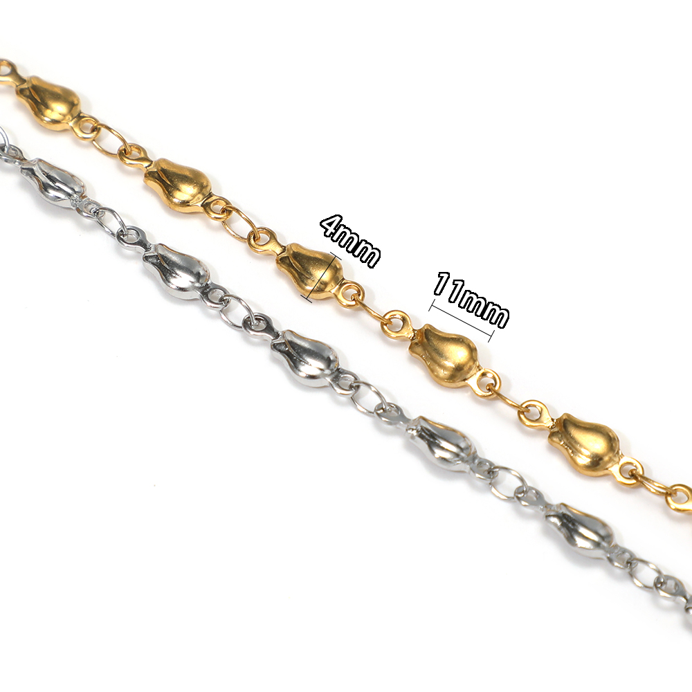 1 Meter Stainless Steel Flower – Body Jewelry Chain Bewertung und Preis