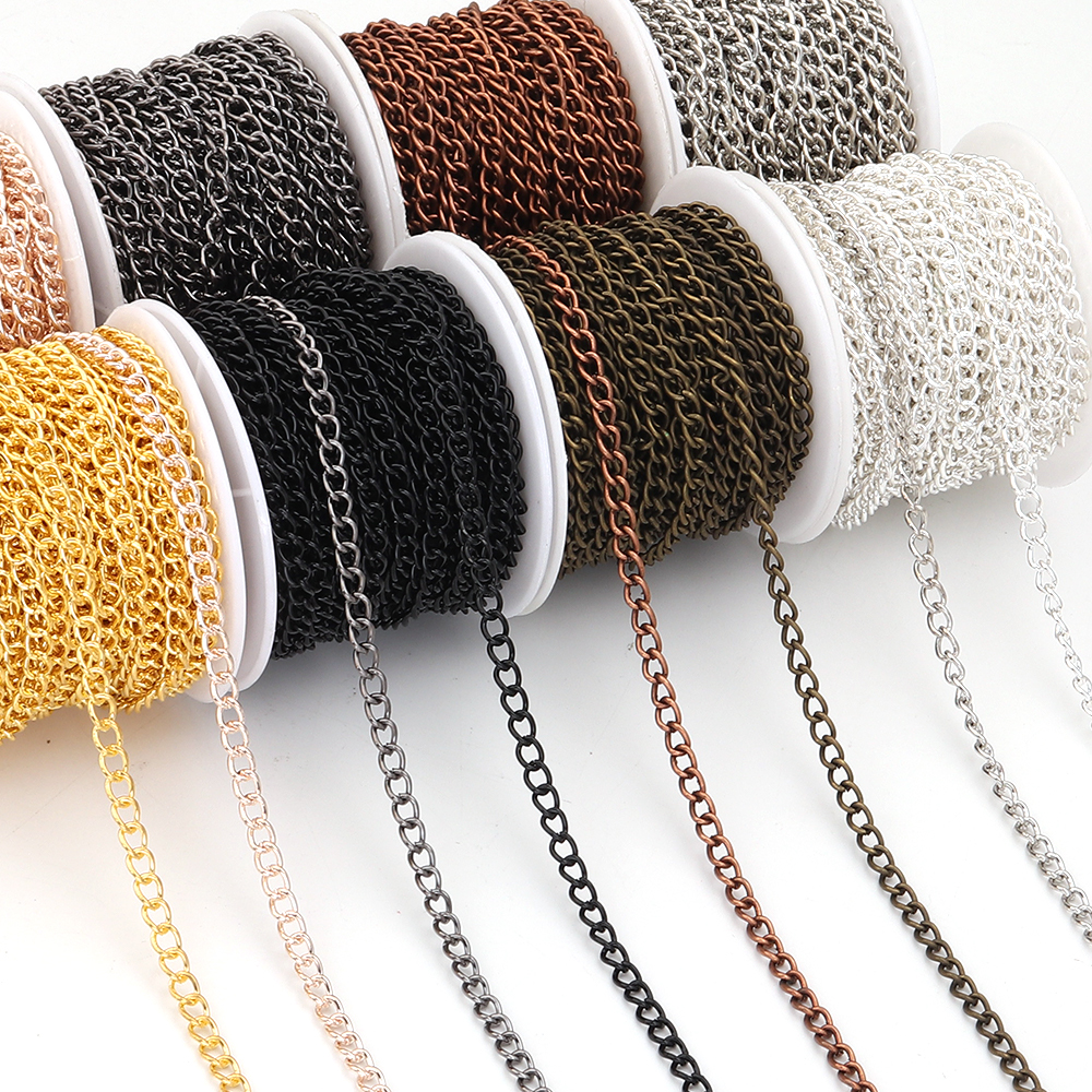 10yards/roll Flat 2-6mm Extens – Body Jewelry Chain Bewertung und Preis