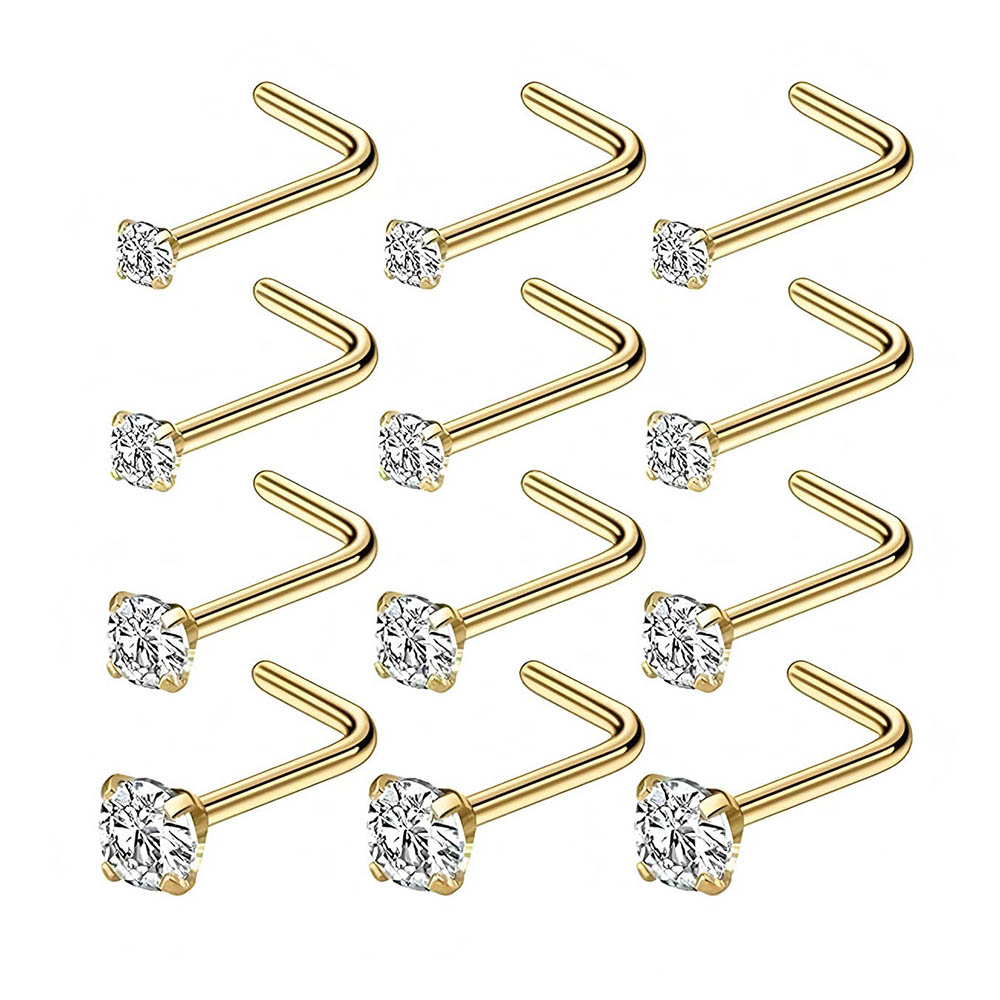 12-Piece Full Set 316L Hypoall – Body Jewelry Nose Bewertung und Preis
