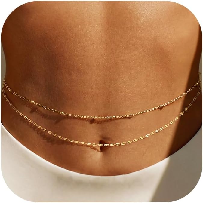 14K Gold Plated Waist Chain Wo – Body Jewelry Helix Bewertung und Preis